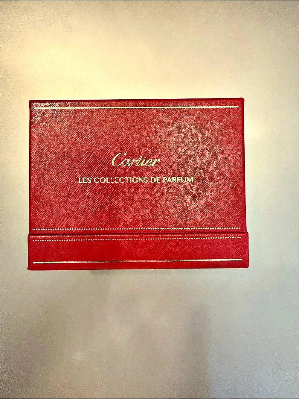 Cartier Les Collections de Parfum Gift Set Red & Gold